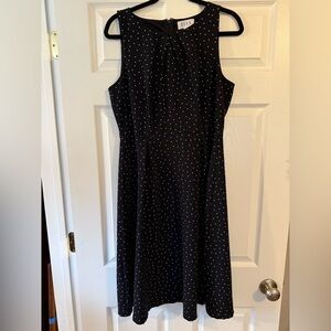 Elle Black Polka Dot Dress